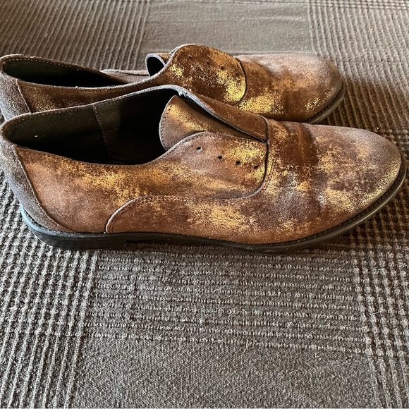 Sundance loafers with gold flecks